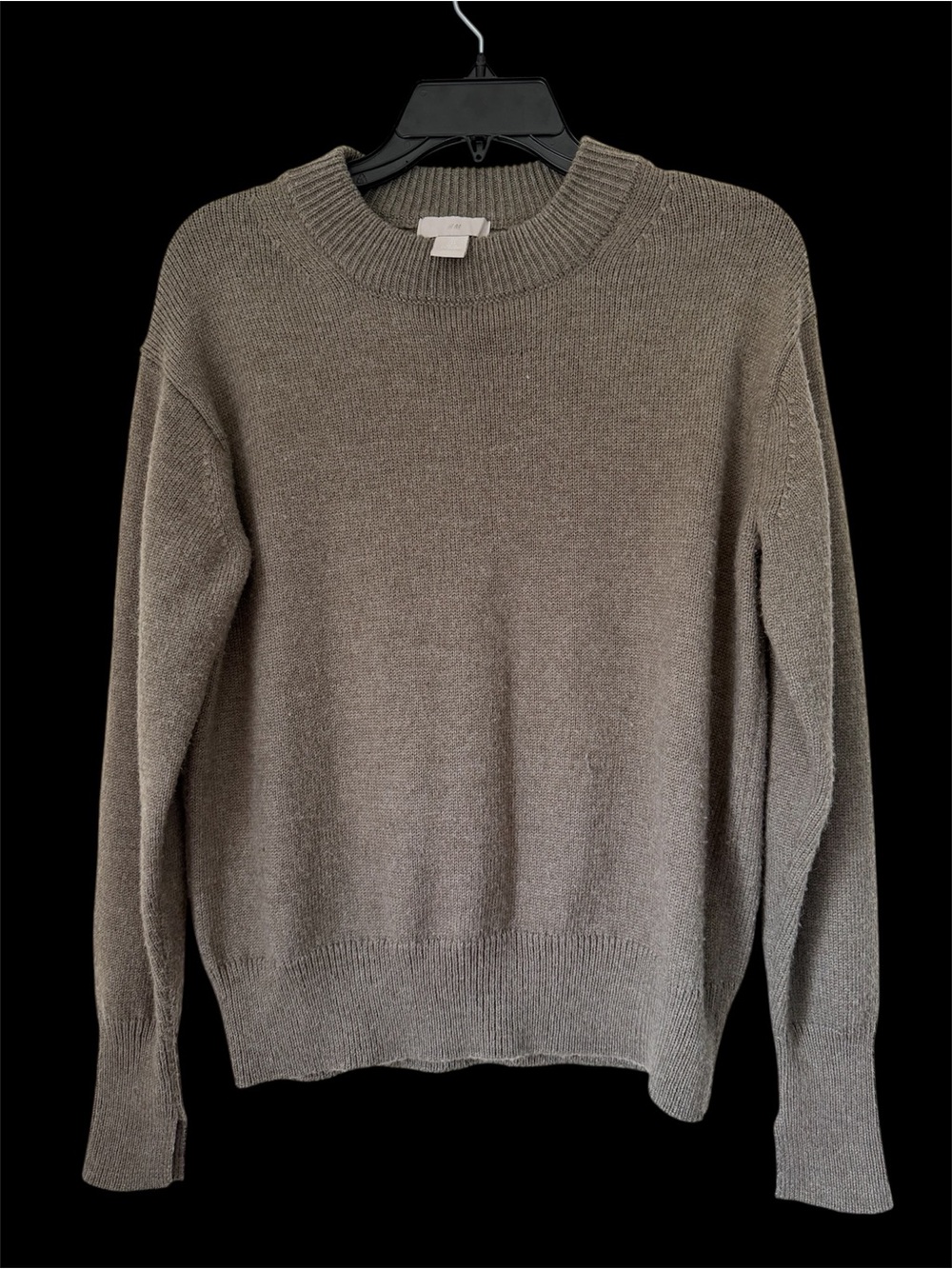 H&M Women's Crewneck Sweater in Gray-Taupe